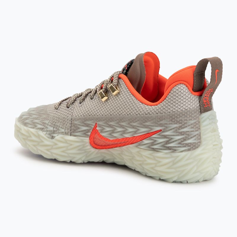 Men's basketball shoes Nike S.T. Flare 2 college grey/volt tint/metallic gold 3