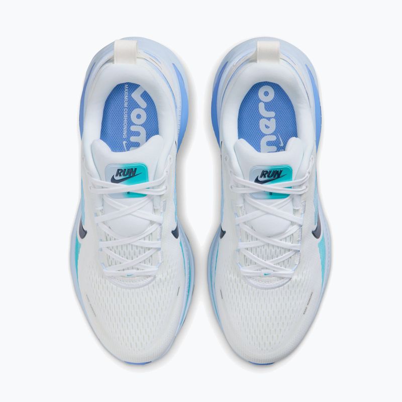 Women's running shoes Nike Vomero 18 white/blue fury/midnight navy 3