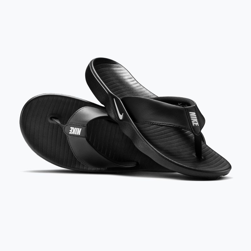 Men's flip-flops Nike Marina black/white 2