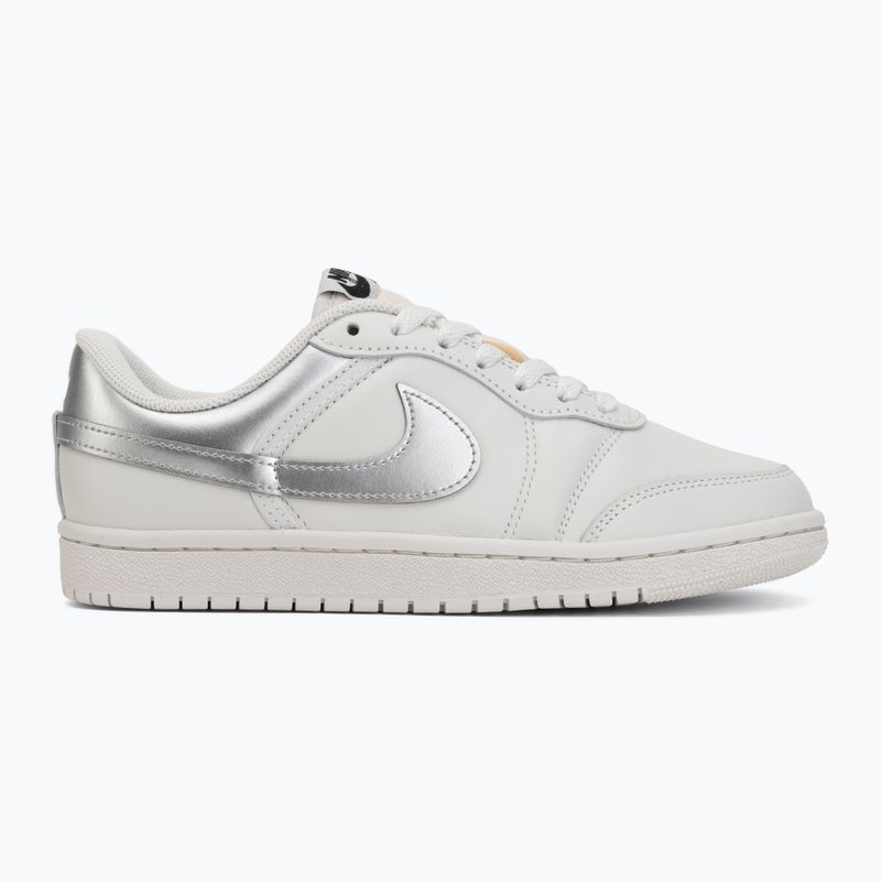 Women's shoes Air Jordan Skyline Low swan/black/metallic silver 2