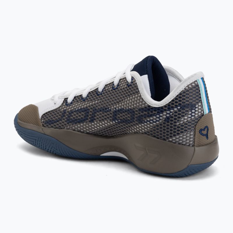 Men's basketball shoes Jordan Luka 77 olive grey/white/midnight navy 3