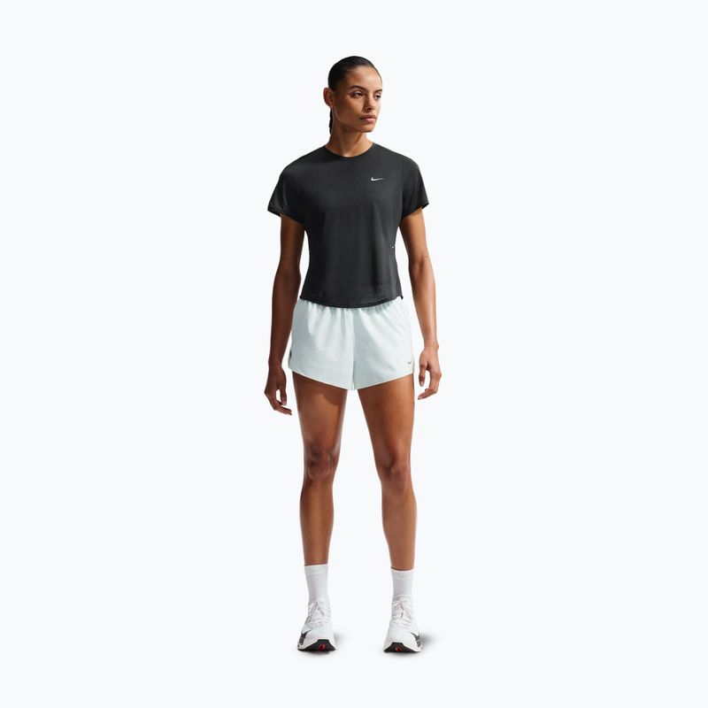 Women's running T-shirt Nike Swift Breathe Dri-Fit black/photon dust/white 2