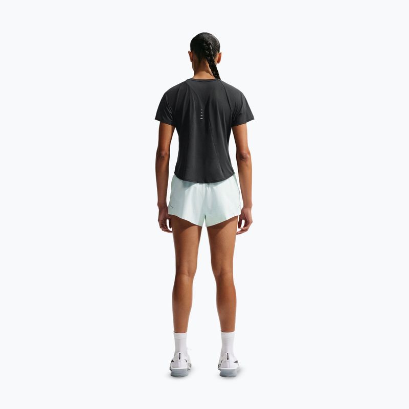 Women's running T-shirt Nike Swift Breathe Dri-Fit black/photon dust/white 3