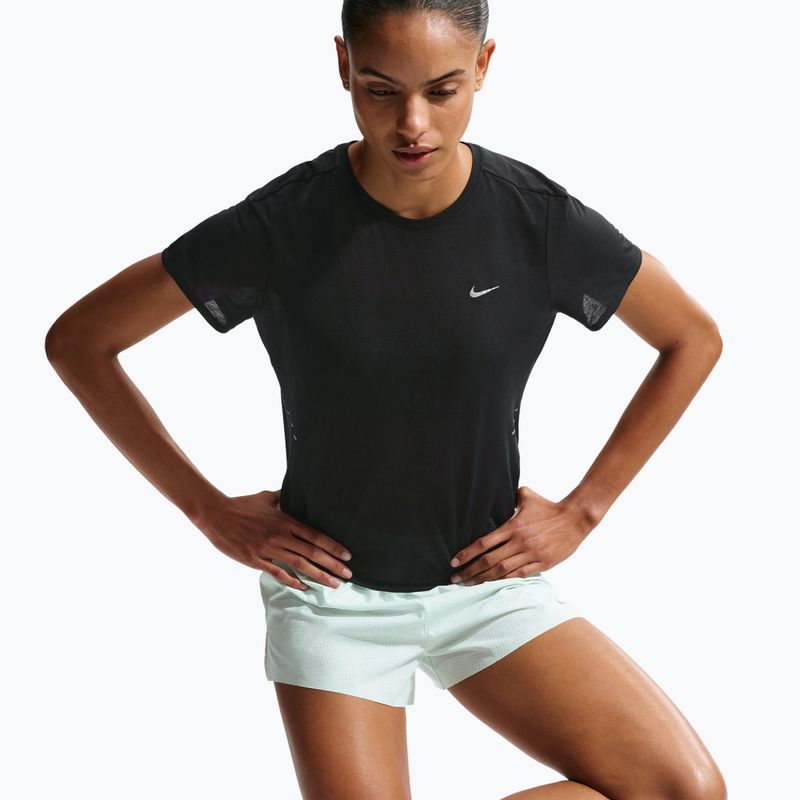 Women's running T-shirt Nike Swift Breathe Dri-Fit black/photon dust/white 4