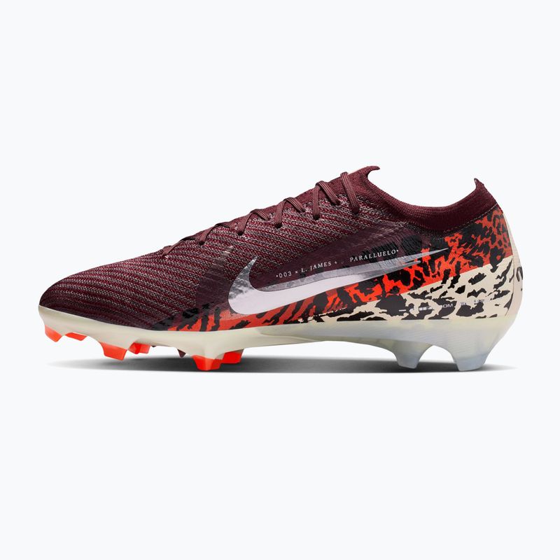 Men's football boots Nike United Vapor 16 Elite FG burgundy crush/university red/fossil/metal silver 2