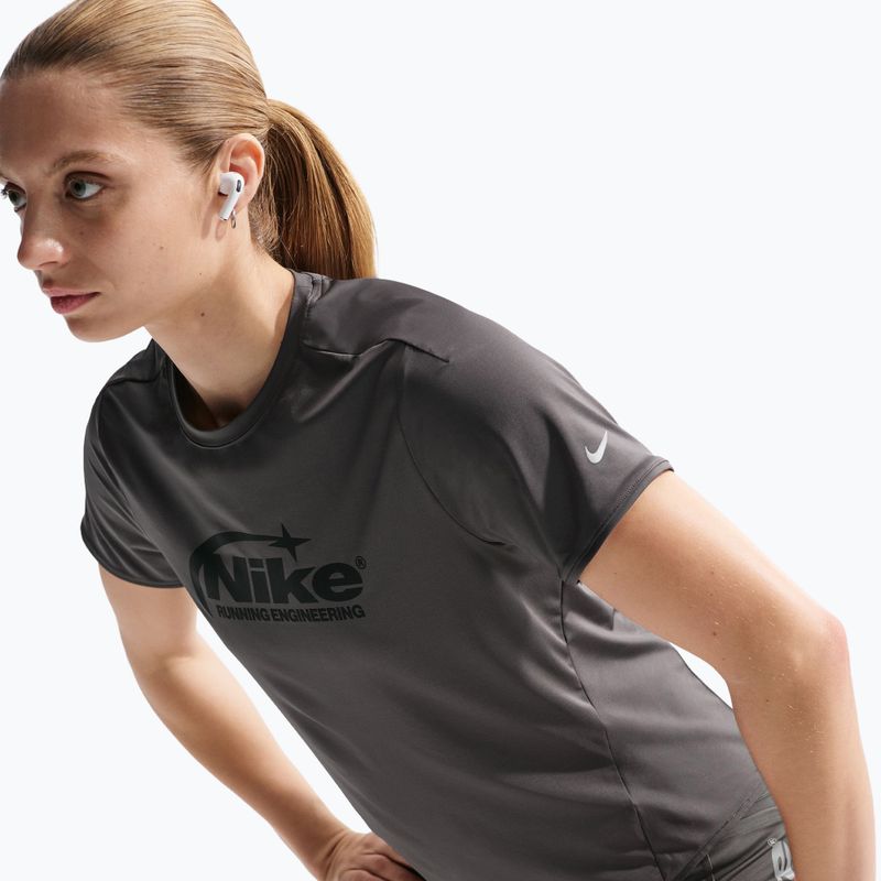 Women's running T-shirt Nike Swift Dri-Fit medium ash 5