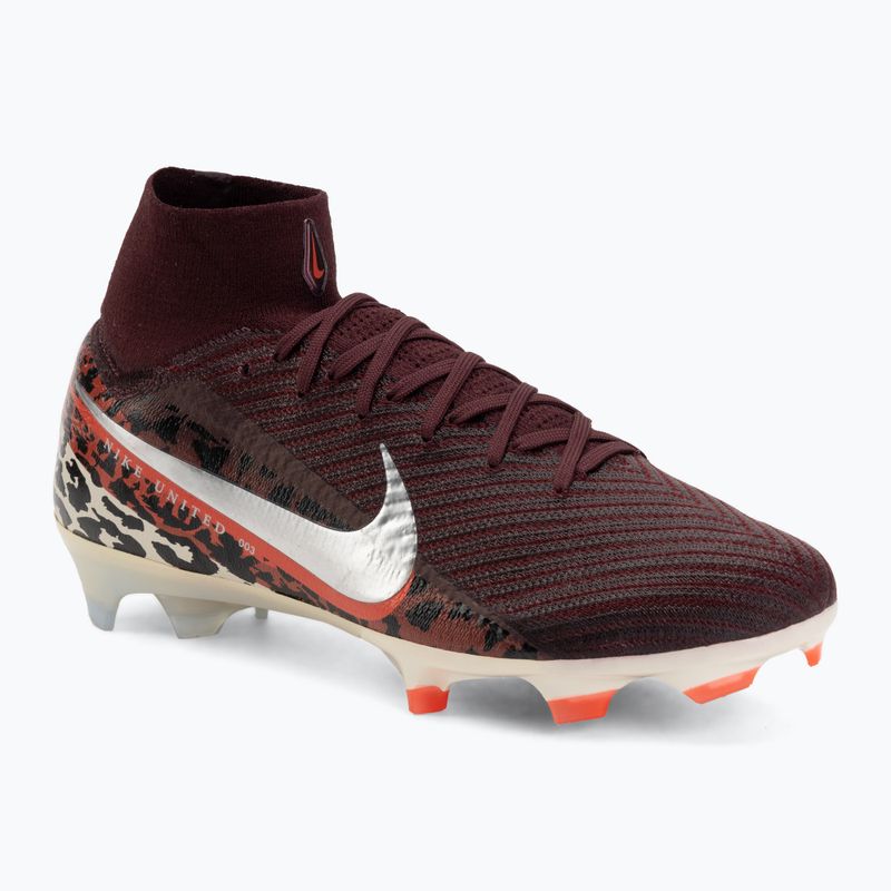 Men's football boots Nike United Superfly 10 Elite burgundy crush/university red/fossil/metal silver