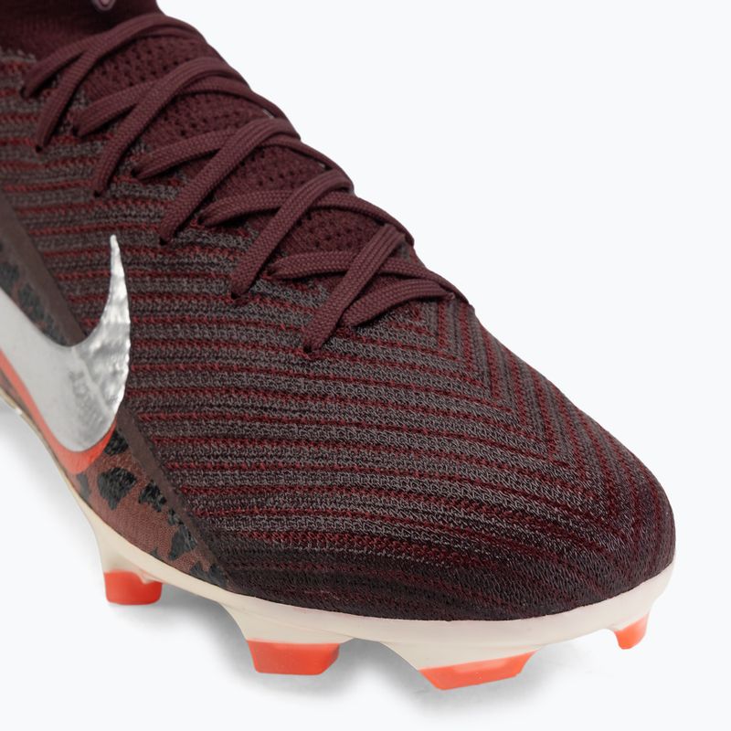 Men's football boots Nike United Superfly 10 Elite burgundy crush/university red/fossil/metal silver 7