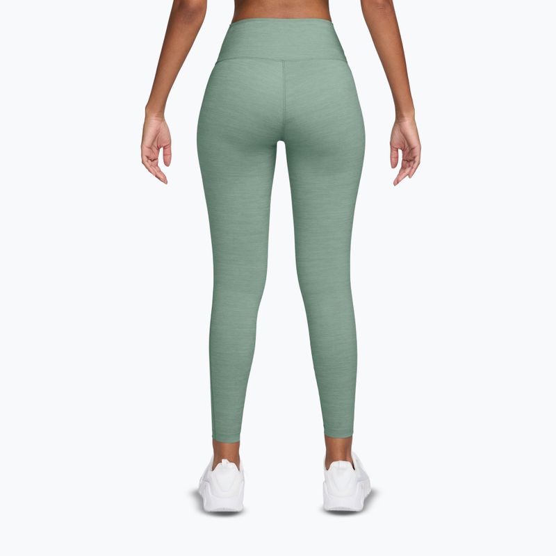 Women's leggings Nike One Seamless Front High-Waisted steam/white 2