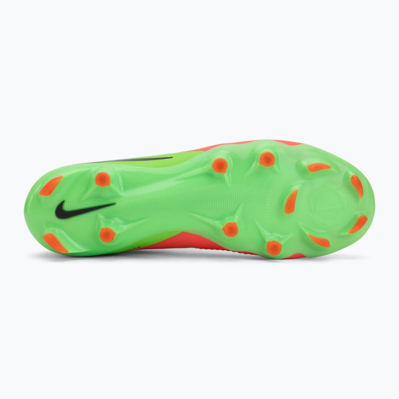 Men's football boots Nike Phantom 6 Low Pro Erling Haaland FG hot punch/green strike/black 4