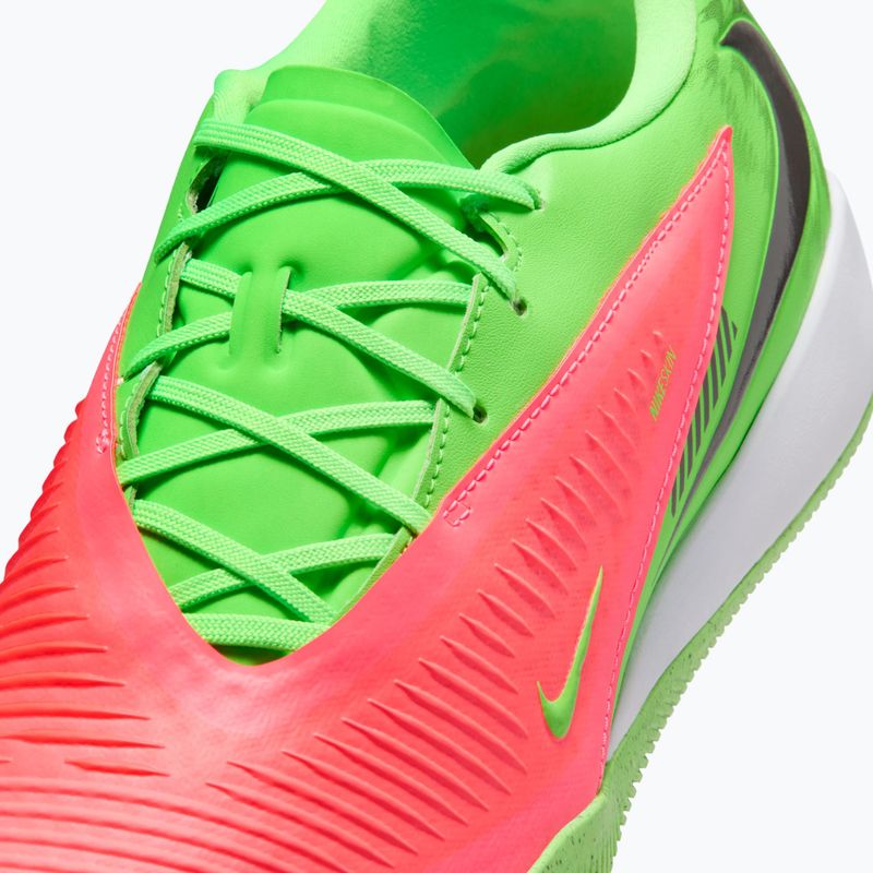 Men's football boots Nike Phantom 6 Low Academy Erling Haaland IN hot punch/green strike/black 3