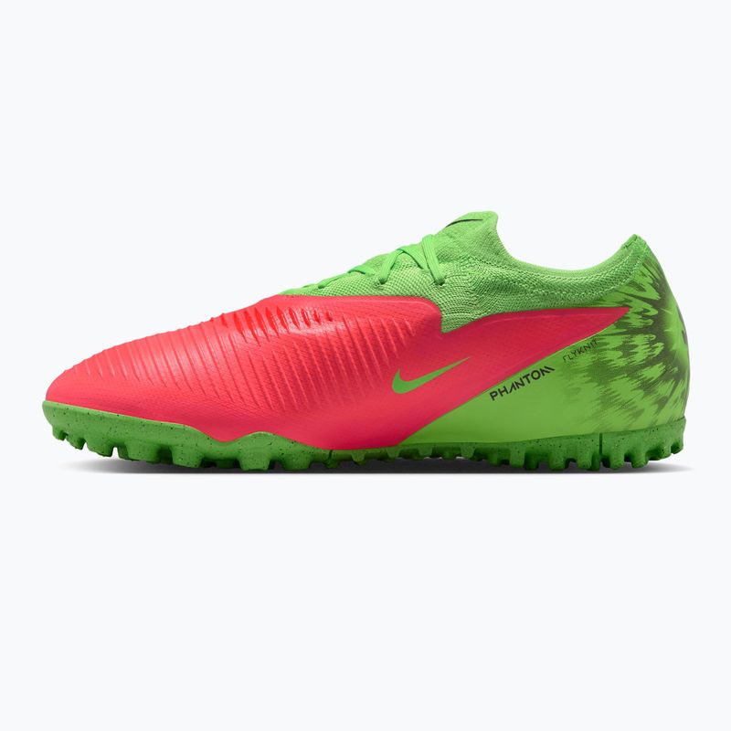 Men's football boots Nike Phantom 6 Low Pro Erling Haaland TF hot punch/green strike/black 2