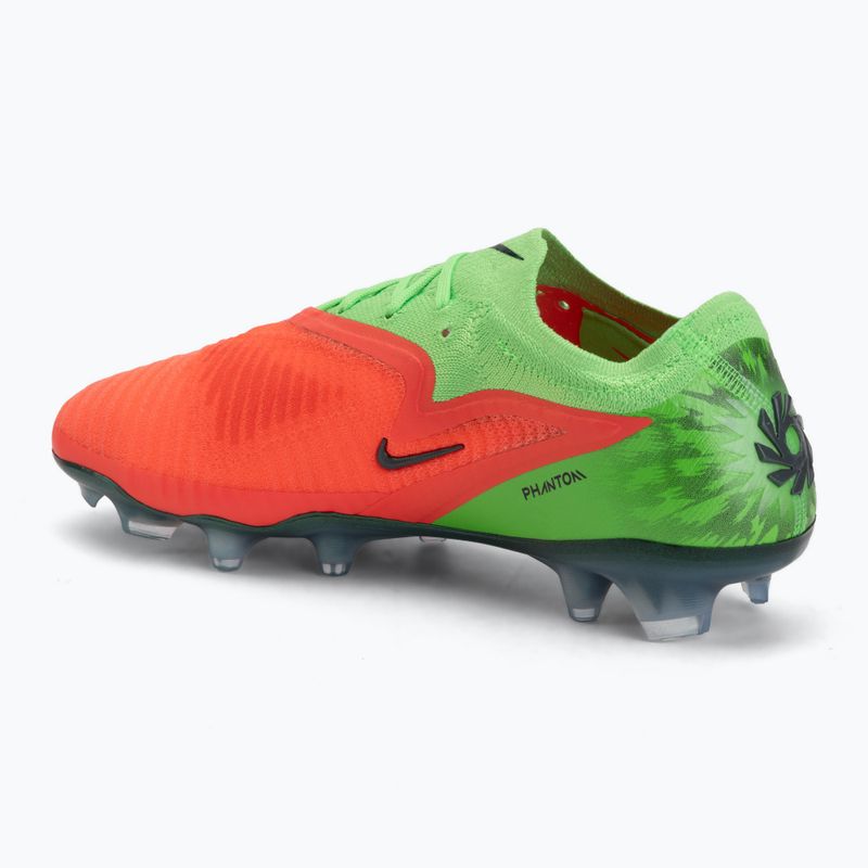 Men's football boots Nike Phantom 6 Low Elite Erling Haaland FG hot punch/green strike/black 3