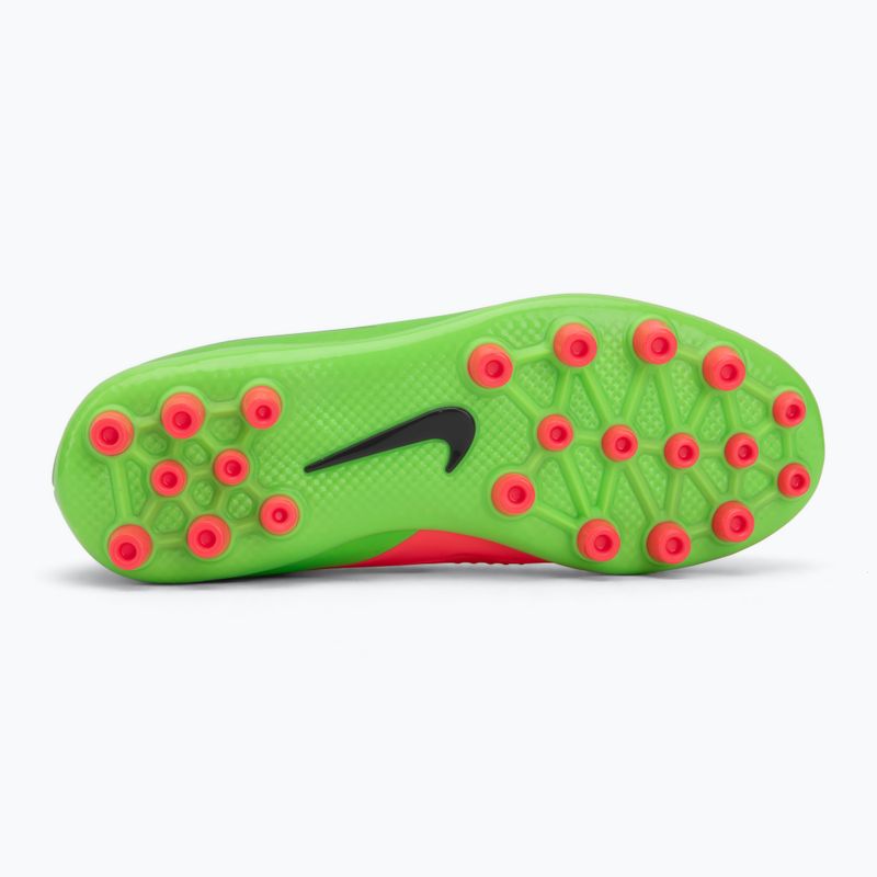 Children's football boots Nike Jr. Phantom 6 Academy Erling Haaland AG hot punch/green strike/black 4