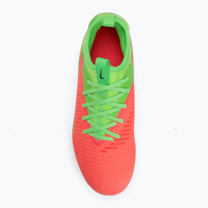 Children's football boots Nike Jr. Phantom 6 Academy Erling Haaland AG hot punch/green strike/black 5