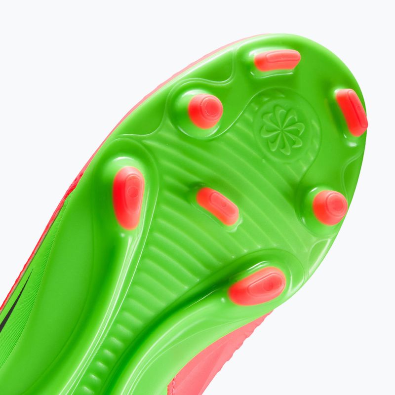 Children's football boots Nike Jr. Phantom 6 Club Erling Haaland MG hot punch/green strike/black 5