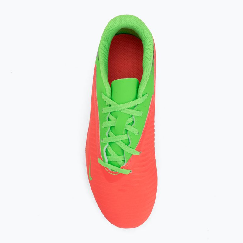 Children's football boots Nike Jr. Phantom 6 Club Erling Haaland MG hot punch/green strike/black 5