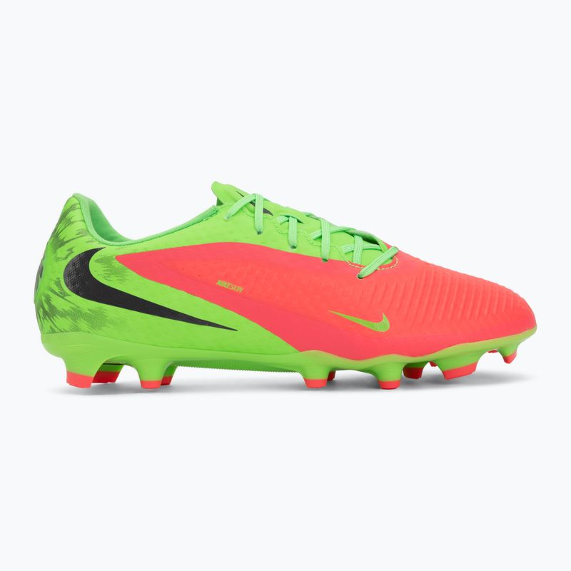 Men's football boots Nike Phantom 6 Low Pro Erling Haaland AG hot punch/green strike/black 2