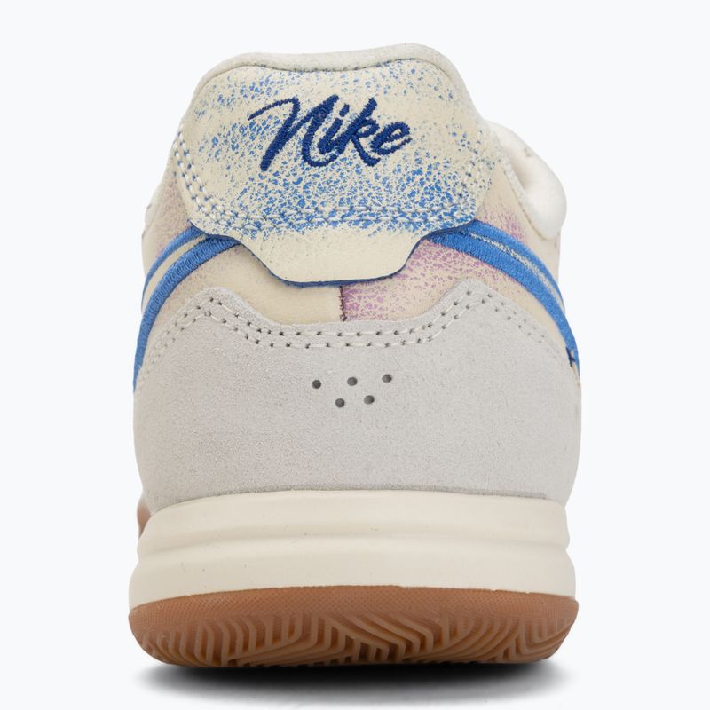 Men's football boots Nike Tiempo Streetgato PRM IC coconut milk/gum medium brown/blue crystal 6