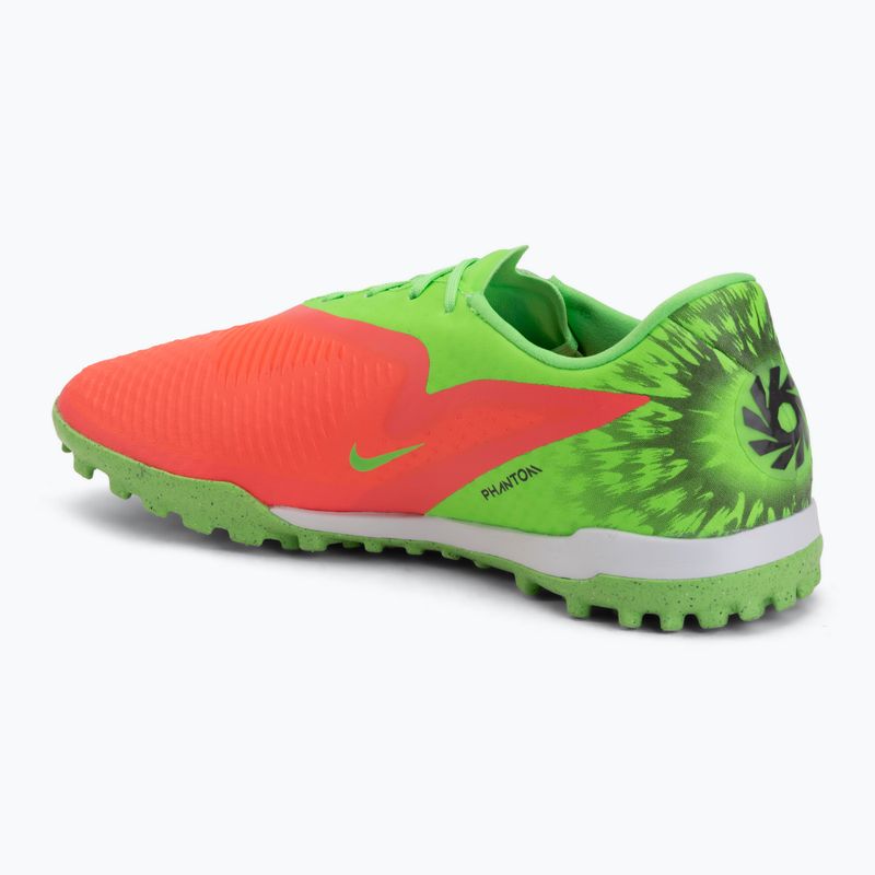Men's football boots Nike Phantom 6 Low Academy Erling Haaland TF hot punch/green strike/black 3