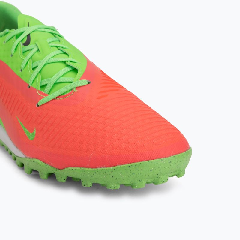 Men's football boots Nike Phantom 6 Low Academy Erling Haaland TF hot punch/green strike/black 7