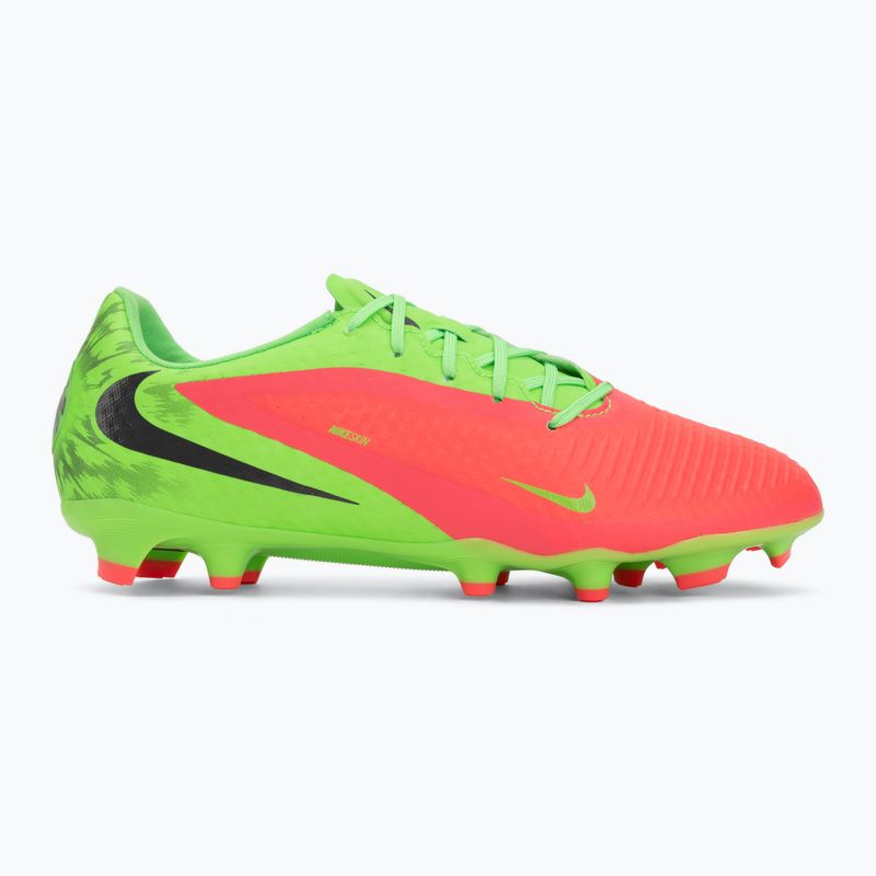 Men's football boots Nike Phantom 6 Low Academy Erling Haaland FG hot punch/green strike/black 2