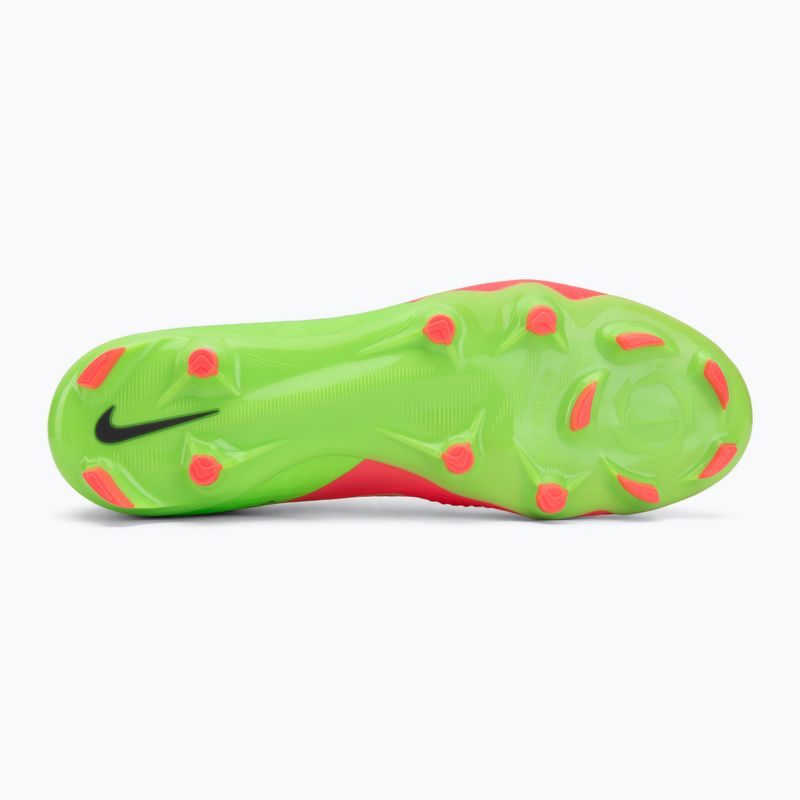Men's football boots Nike Phantom 6 Low Academy Erling Haaland FG hot punch/green strike/black 4