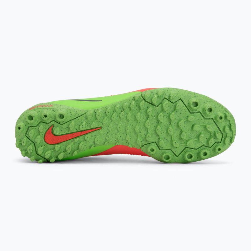 Men's football boots Nike Phantom 6 Low Pro Erling Haaland TF hot punch/green strike/black 4