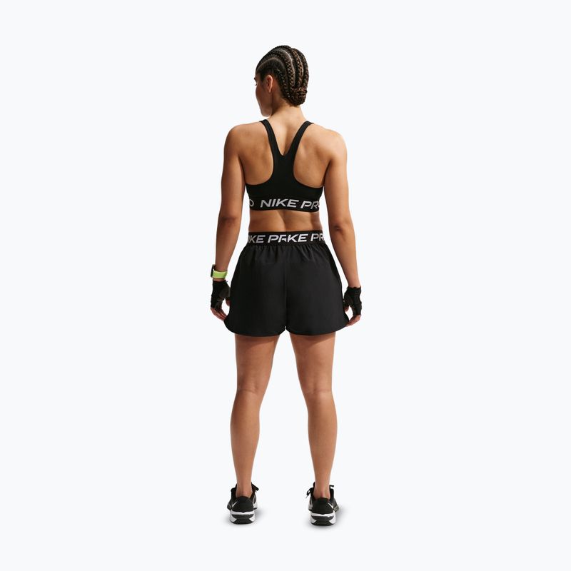 Women's training shorts Nike Pro 2in1 black/white 3