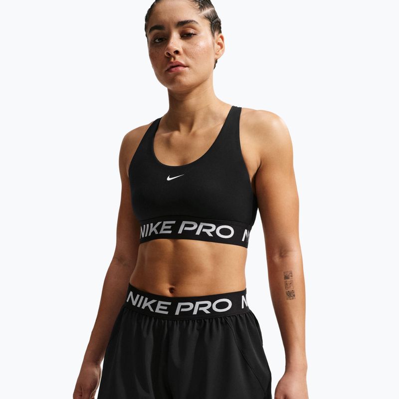 Women's training shorts Nike Pro 2in1 black/white 4