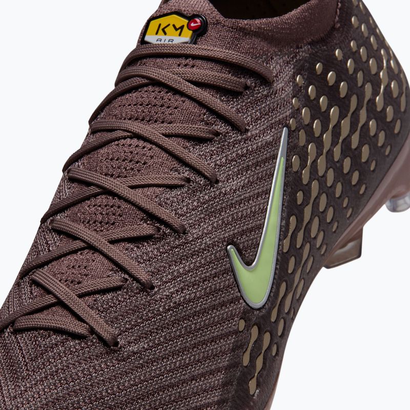 Men's football boots Nike Zoom Vapor 16 Elite Kylian Mbappe AG-Pro plum eclipse/metallic silver 4