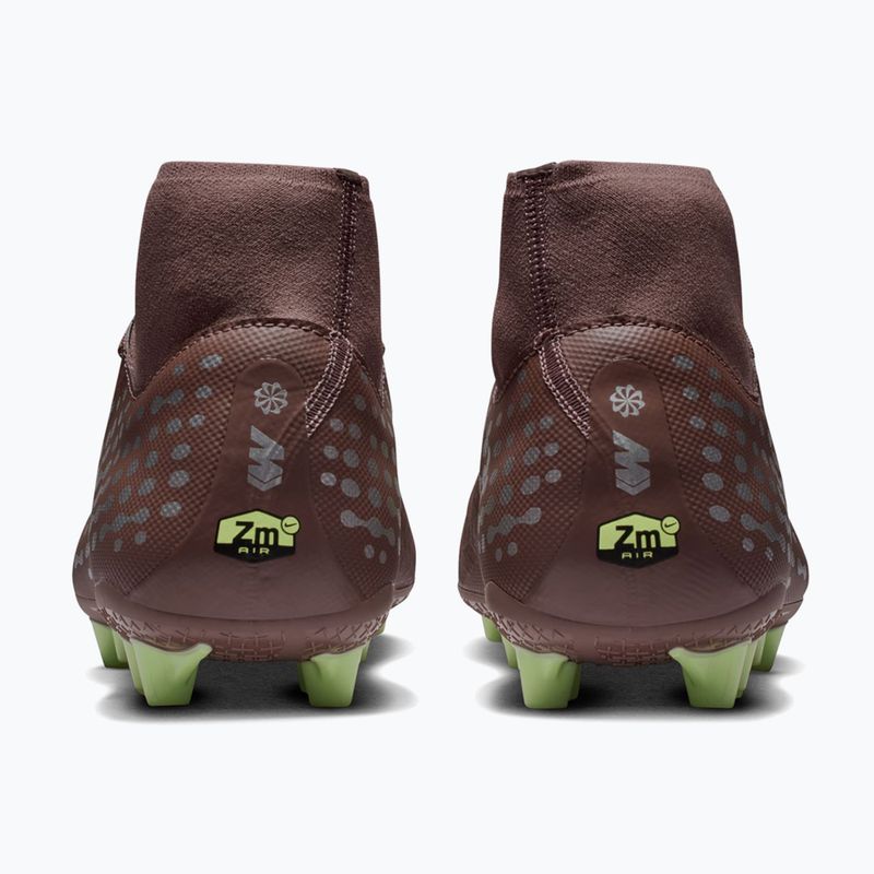 Men's football boots Nike Mercurial Superfly 10 Academy Kylian Mbappé AG plum eclipse/metallic silver 4