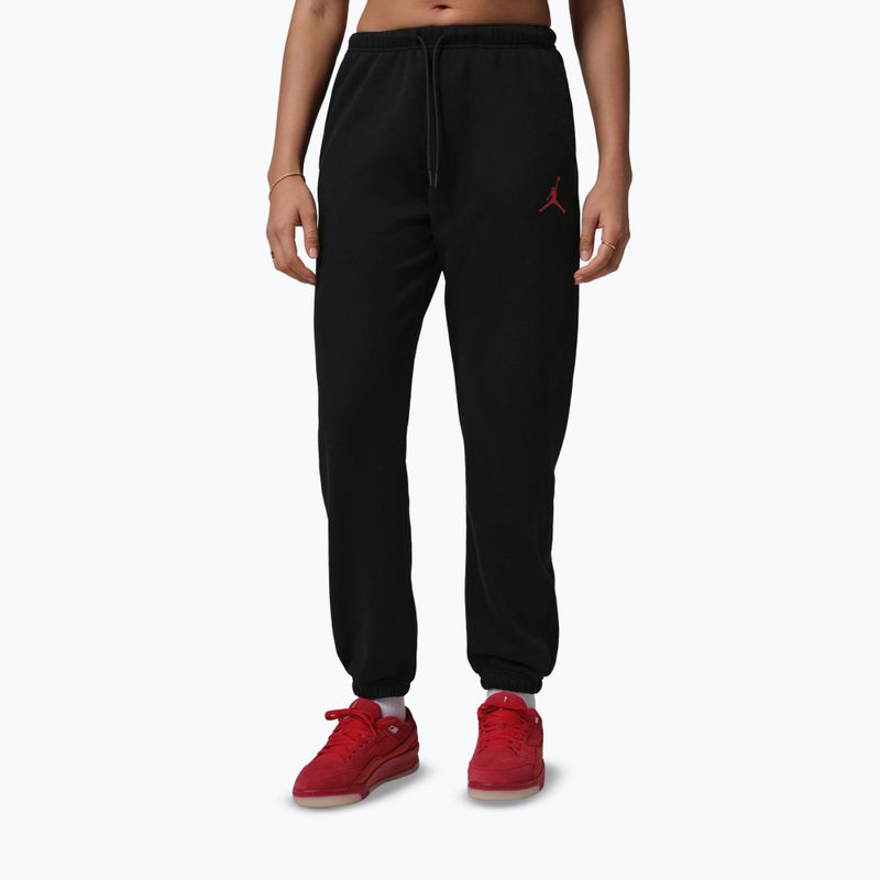 Women's trousers Jordan Fleece black/gym red