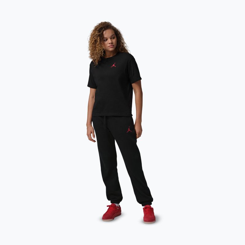 Women's trousers Nike Jordan Fleece black/gym red 2