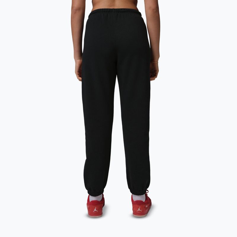 Women's trousers Jordan Fleece black/gym red 3