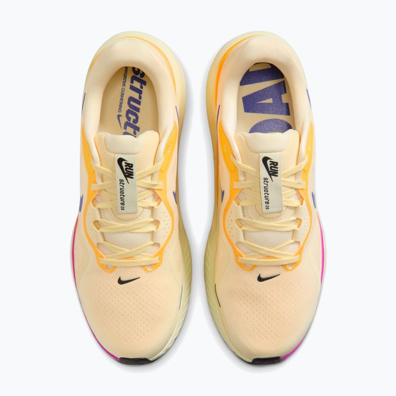 Men's running shoes Nike Structure 26 alabaster/hyper violet/indigo burst 5