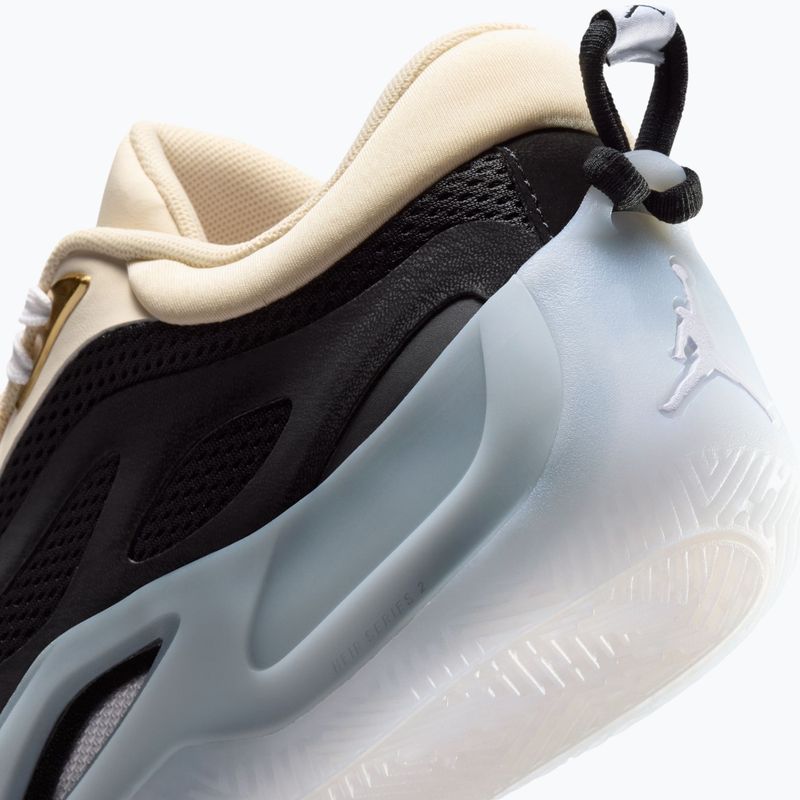 Women's basketball shoes  Jordan Heir Series 2 Precious Medal pearl white/black/metallic gold/white 5