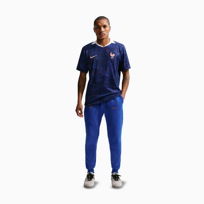 Men's football trousers Nike FFF Tech Fleece Joggers game royal/metallic copper 2