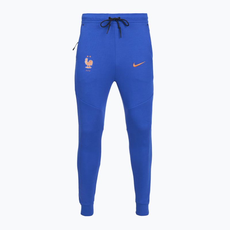 Men's football trousers Nike FFF Tech Fleece Joggers game royal/metallic copper 6
