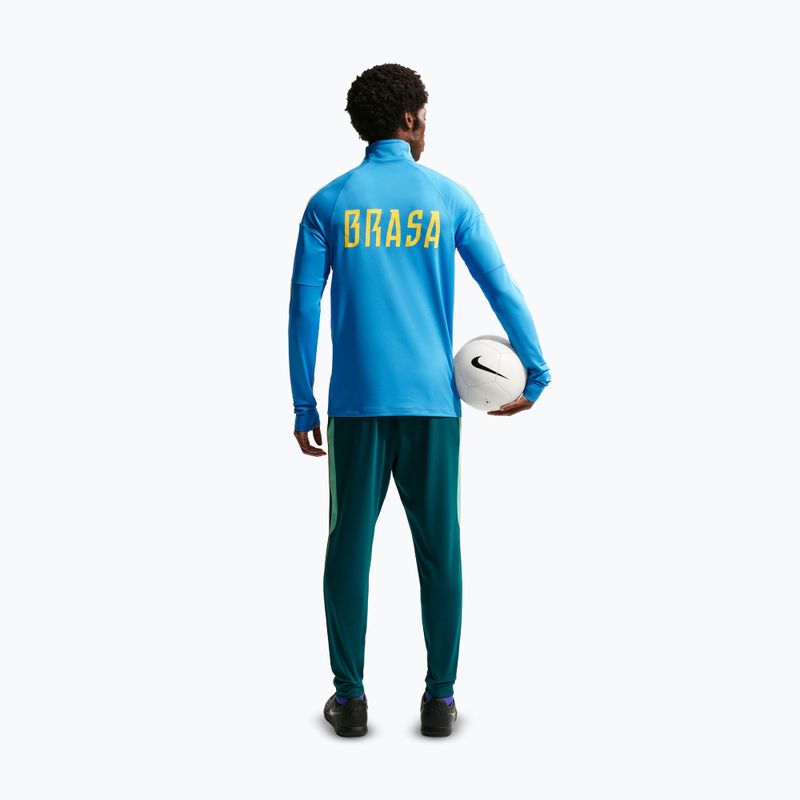 Men's football trousers Nike Brazil Academy Pro Dri-Fit geode teal/light mint/midwest gold 3