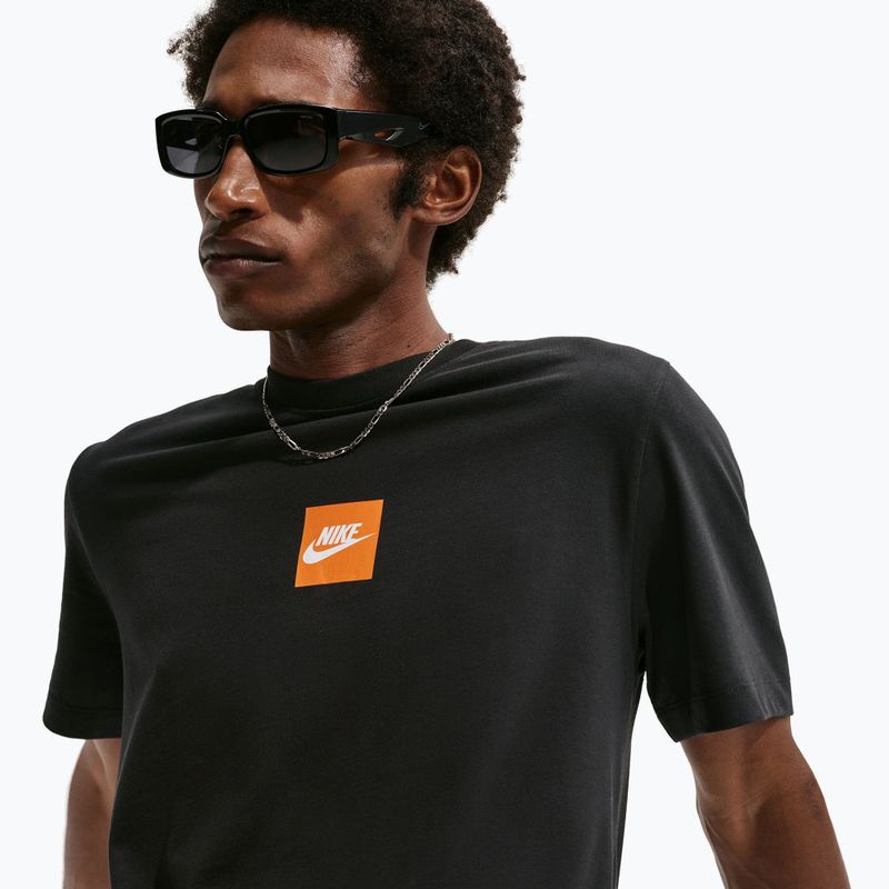 Men's T-shirt Nike Sportswear black/white 4