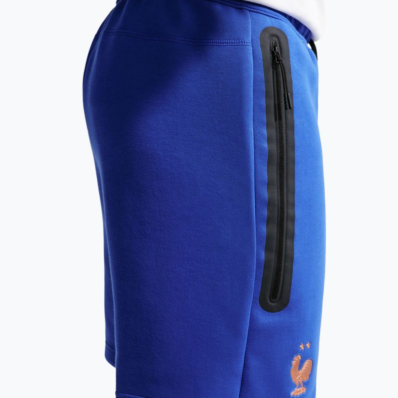 Men's football shorts Nike FFF Tech Fleece game royal/metallic copper 4