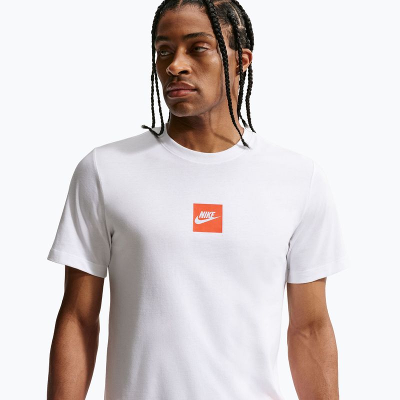 Men's T-shirt Nike Sportswear white/black 3