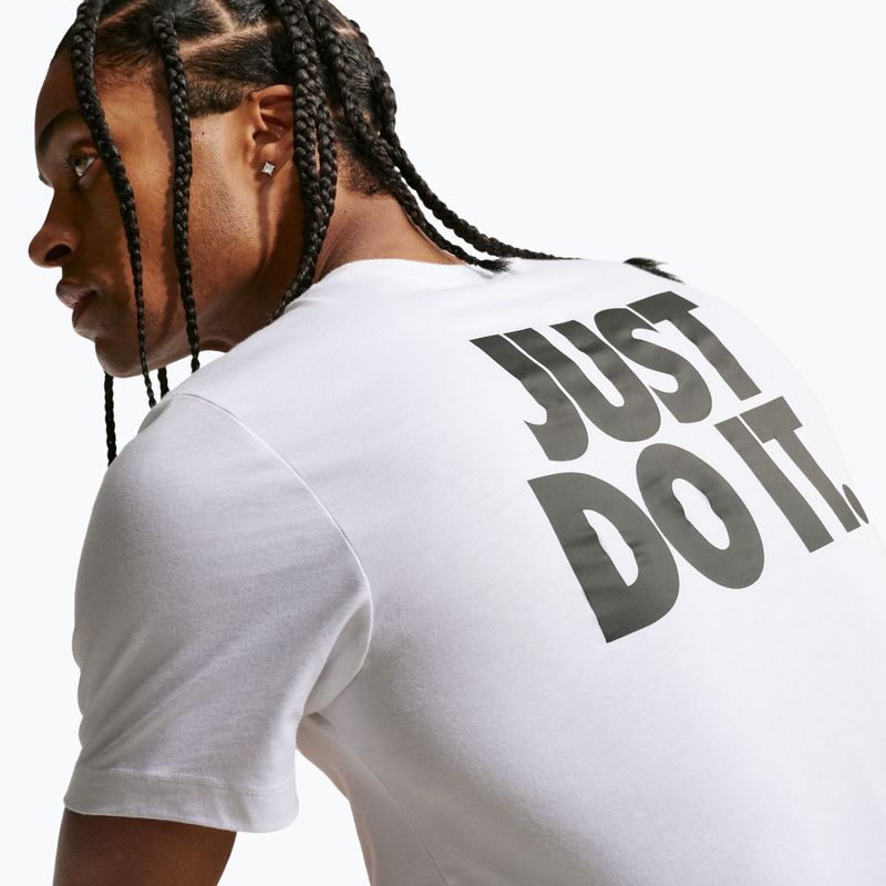 Men's T-shirt Nike Sportswear white/black 4