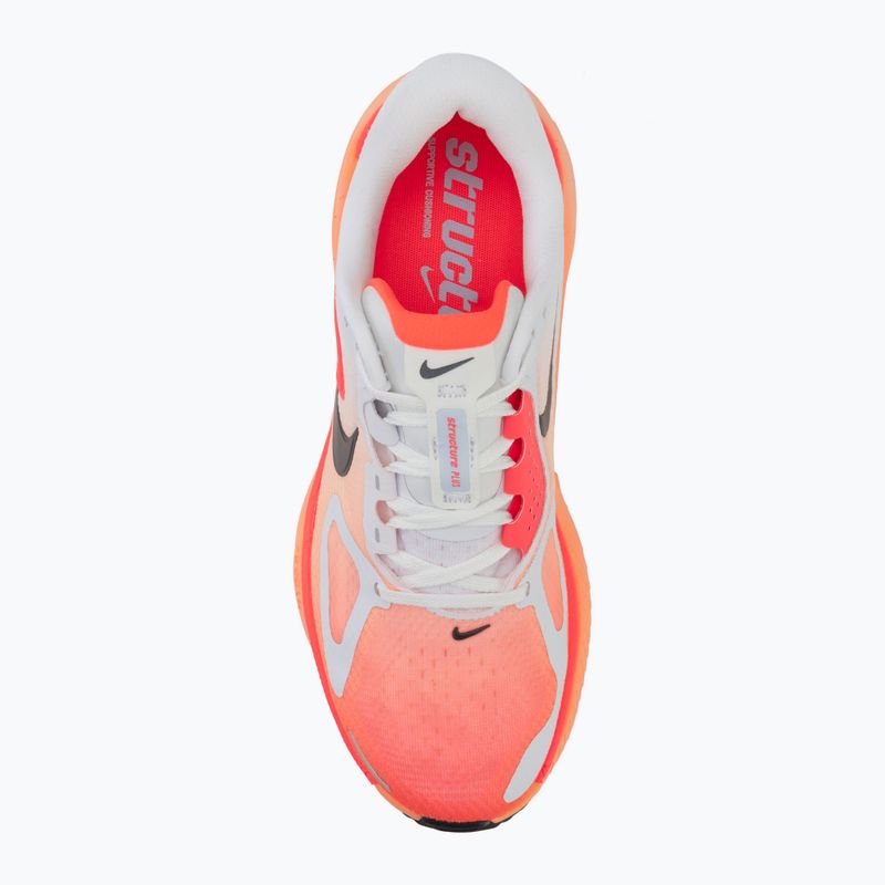 Women's running shoes Nike Structure Plus white/hot lava/orange pulse/black 5