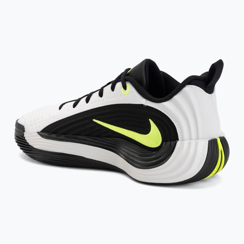 Men's basketball shoes Nike Giannis Immortality 5 white/black/volt 3