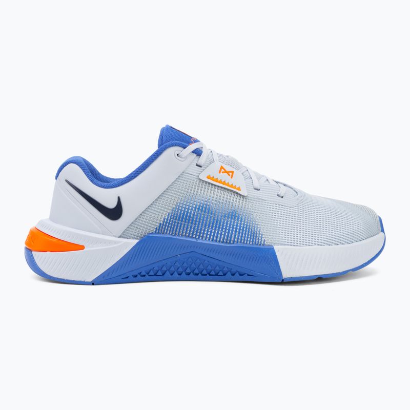 Men's training shoes Nike Metcon 10 football grey/blue crystal/midnight navy 2