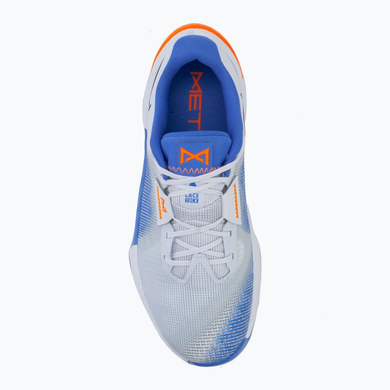 Men's training shoes Nike Metcon 10 football grey/blue crystal/midnight navy 5
