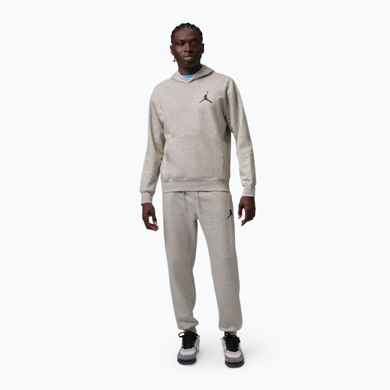 Men's sweatshirt Nike Jordan Pullover Hoodie grey heather/black 2