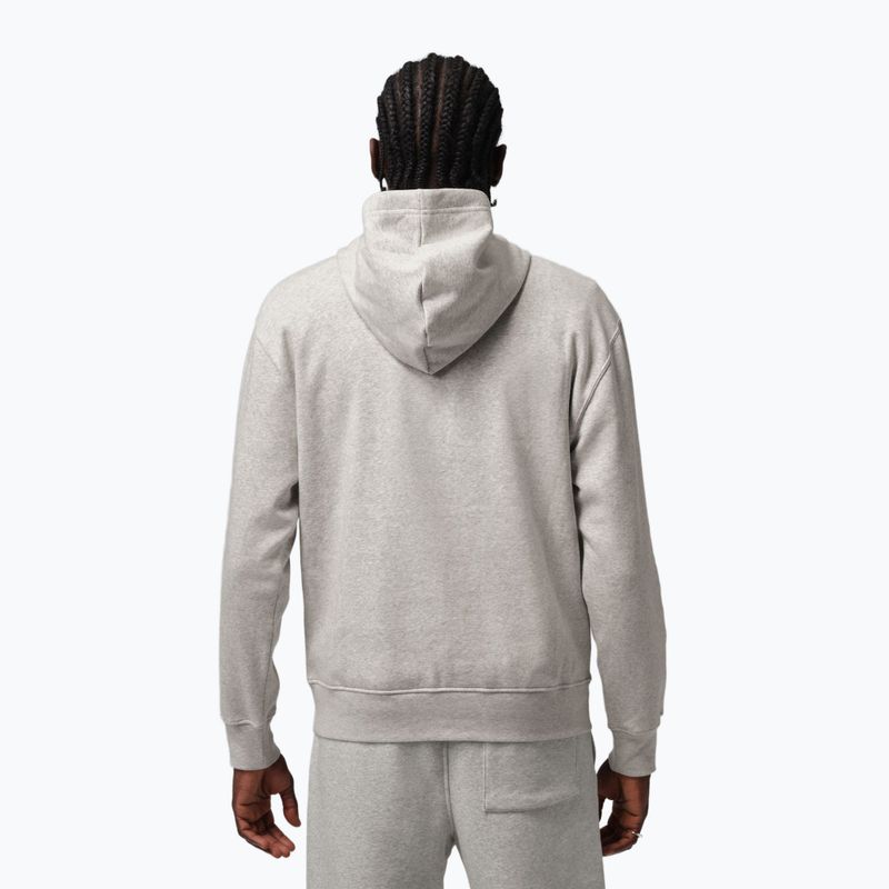 Men's sweatshirt Nike Jordan Pullover Hoodie grey heather/black 3